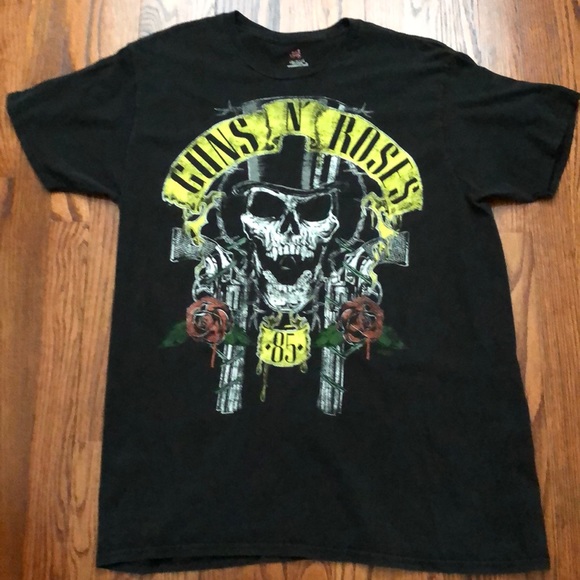 Hanes Other - Guns N’ Roses T Shirt XL 2012 Black One Sided Band Tee